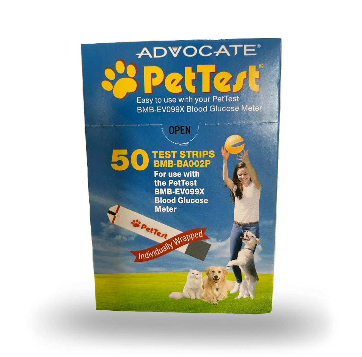 Advocate Diabetic Pet Test Strips For Dogs And Cats 50CT