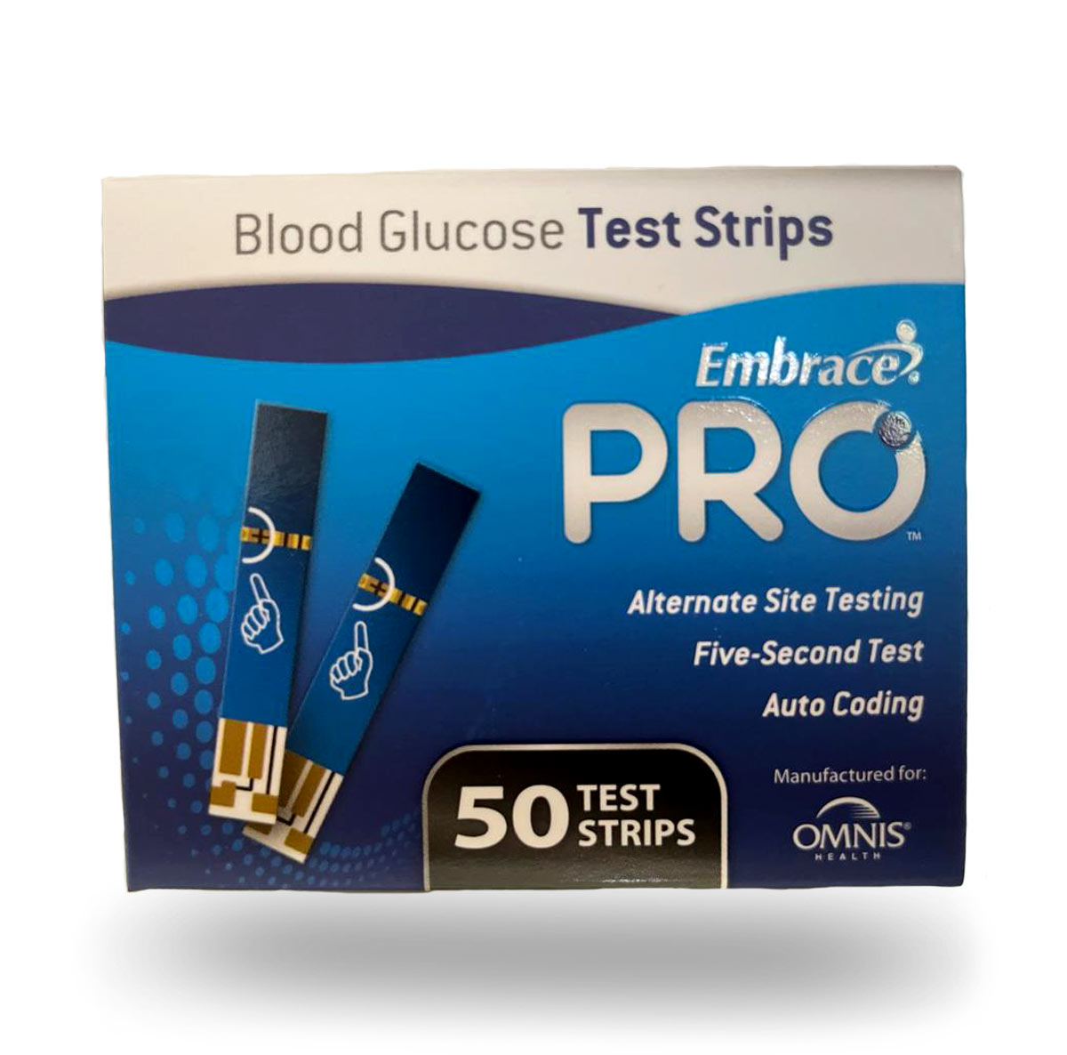 Embrace Pro Blood Glucose Test Strips 50 Count