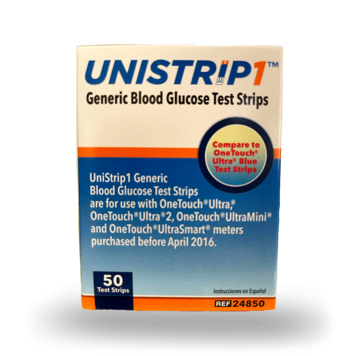 UniStrip 50 Test Strips for Use with Onetouch® Ultra® Meters