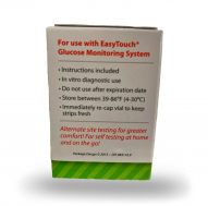 Easy Touch Blood Glucose Test Strips 1 Boxes 50 Ct