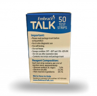 Embrace TALK Blood Glucose Test Strips 300 CT Omnis PLUS 100 LANCETS. Image 6.
